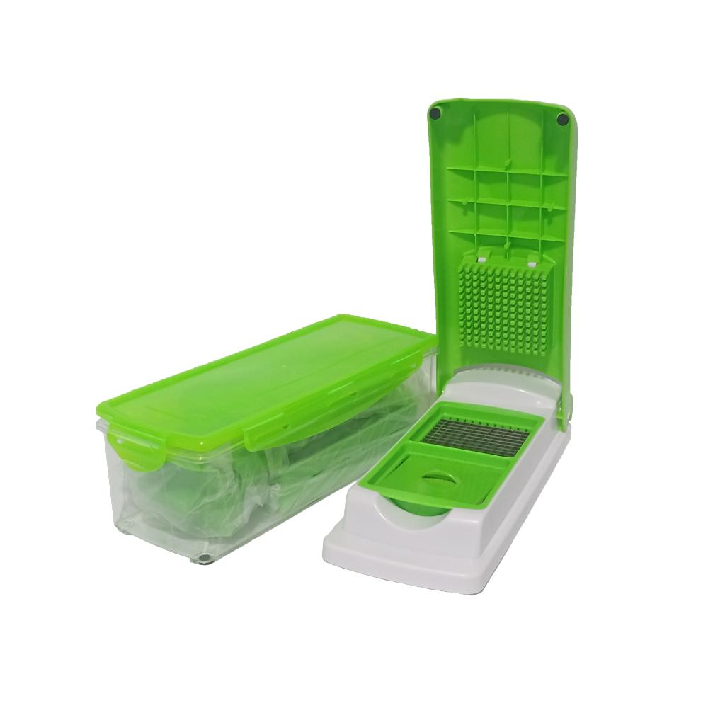 Cortador Rallador De Alimentos Multifuncional Verde